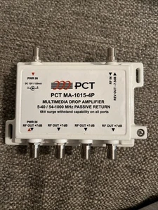 PCT Multimedia Drop Amplifier PCT-MA-1015 -4P Passive Return - Picture 1 of 4
