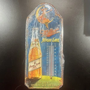 Miller Highlife Thermometer Retro Look Sleek Design 17 1/2“ X 7 1/2“￼ - Picture 1 of 1