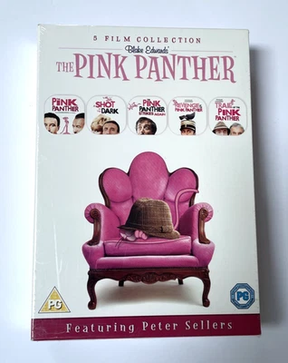 Pink Panther Film Collection (DVD, 2010, 5-Disc Set, Region 2) Peter Sellers New - Image 1 of 4