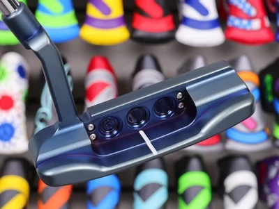 Scotty Cameron Tour MYSTIC BLUE Concept 1 Newport Select GSS Insert Circle T - Image 1 of 4