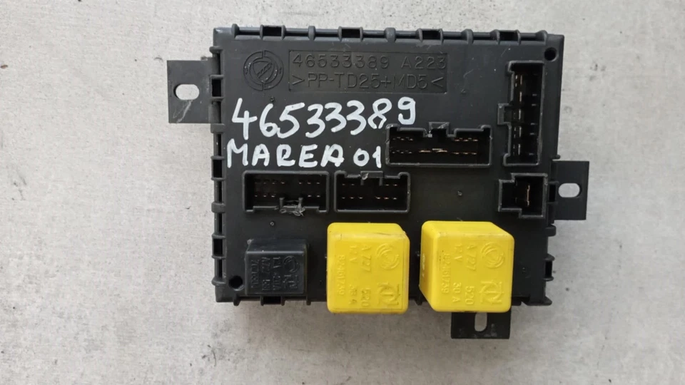 CENTRALINA PORTA FUSIBILI PER FIAT Marea Weekend 46533389 diesel 1.9 (96>01) - Immagine 1 di 1