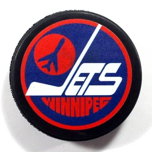 Winnipeg Jets Vintage Hockey Full Color Official NHL Collectible Hockey Puck - Bild 1 von 2