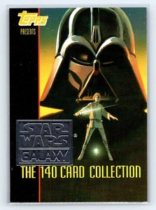 DARTH VADER TITLE CARD 1993 Star Wars Galaxy Factory Set #1 - Picture 1 of 2