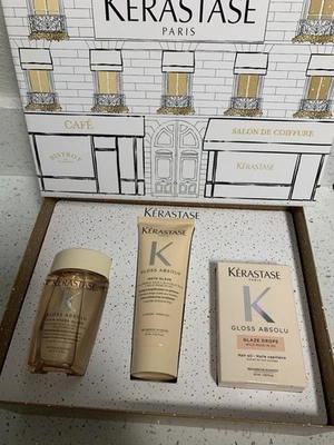 Kerastase Brillo Absolu Trio Set con Champú Acondicionador y Gotas Esmalte Foto 1 de 4