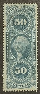 TRAVELSTAMPS: 1862-71 US STAMPS SCOTT #R59C REVENUE MORTGAGE USED NG - Picture 1 of 5