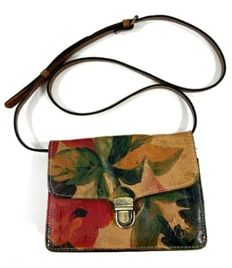 Patricia Nash Floral Watercolor Print Lanza Crossbody Bag Clutch Removable Strap - Picture 1 of 18