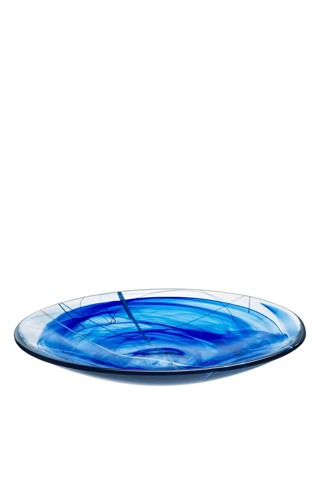 Contrast Platter, Blue , Large - Image 1 of 1