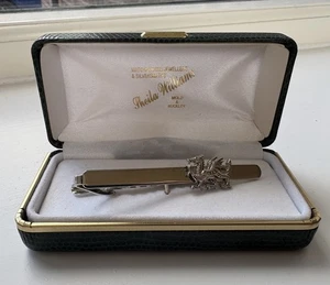 Welsh Dragon Silver Plate Tie Clip - Sheila Williams Mold (Boxed) - Picture 1 of 3