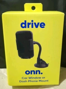 Window Or Dash Mount Holder Onn Smartphone GPS Mobile Universal Phone Mount New - Afbeelding 1 van 5