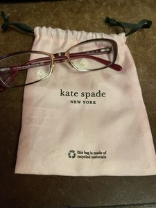 Gafas Kate Spade New York Lidia 135 marcos de metal color borgoña/negro - Imagen 1 de 11