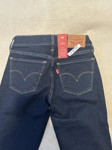 Levi’s Jeans Women’s 710 Super Skinny Waist 25 Dark Blue Indigo - Picture 1 of 5