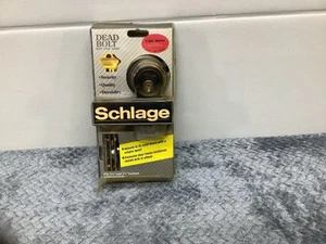 Cerradura triple opción cerrojo de latón Schlage | Nuevo de Lote Antiguo Stock - Imagen 1 de 4