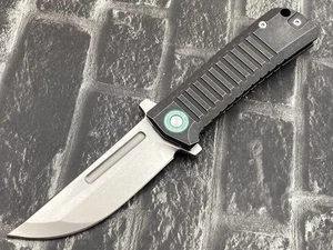 TwoSun Folding Knife M390 Blade Titanium Handle Camping Pocket Knife TS555-M390 - Picture 1 of 11