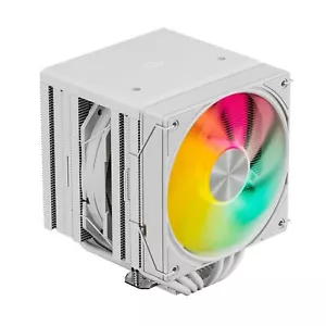 CPU Cooler Air, Dual Tower ARGB CPU Cooler with 120mm PWM Fan, 6 Heat Pipes C... - Picture 1 of 9
