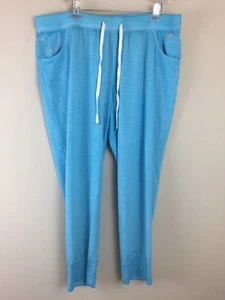 ACTIVE A0408 Women's Plus Size 22/24 Blue Cotton/Poly Pants Sports Exercise Cozy - Picture 1 of 8