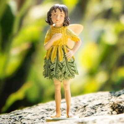 ✤ New CICELY MARY BARKER Flower Fairy Figurine RAGWORT Winged Garden Plant Decor - Image 1 of 4