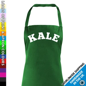 Delantal Col rizada • Delantales Impresos Personalizados para Adultos • Divertido Vegano Vegano Hornear Cocina - Imagen 1 de 41
