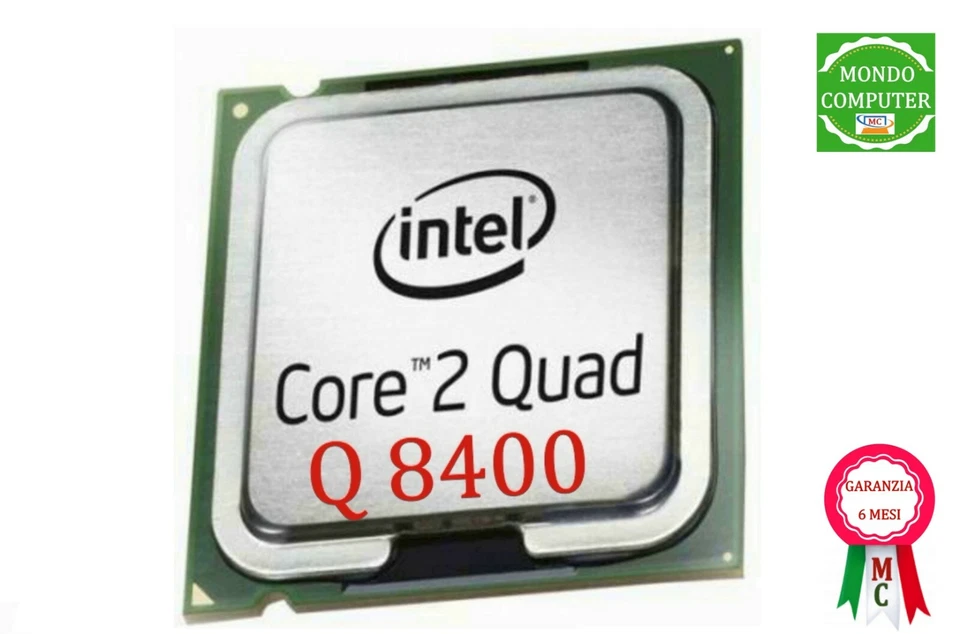 PROCESSORE SOCKET 775 INTEL® QUAD CORE™ Q8400 / 2.66GHz / 4M / 1333 - Immagine 1 di 1