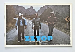 Folleto original ZZ TOP World Wide Texas Tour - 1976 - Imagen 1 de 18