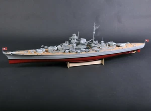 1-PL-BISMARK Premium Line 1:200 Scale Built Model Battleship ARTR Boxed UK - Picture 1 of 12