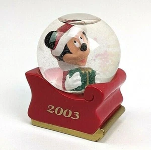 Vintage Disney’s Mickey Mouse Mini Weihnachten Schneekugel 2003 JC Penney - Bild 1 von 4