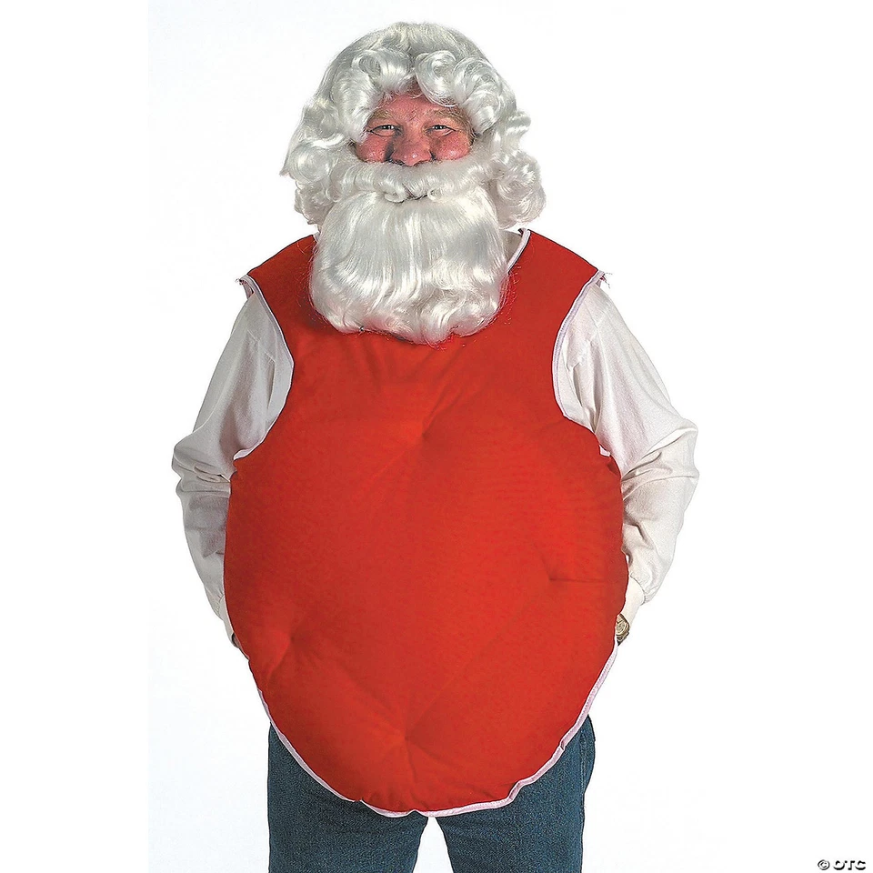 Red Santa Belly Suit Stuffer | Fullness & Comfort for Authentic Santa Claus Look - Image 1 of 1