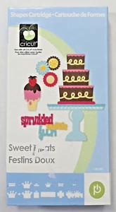 Cricut SWEET TREATS Shapes Cartridge komplett mit Overlay & Handbuch - Bild 1 von 3