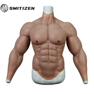 SMITIZEN Silicone Realistico Costume Cosplay Finta Pancia Braccia Muscolare - Foto 1 di 18