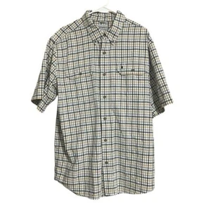 Carhartt Multicolor Plaid Workwear Casual Preppy Grunge Button Down Shirt XL - Picture 1 of 8