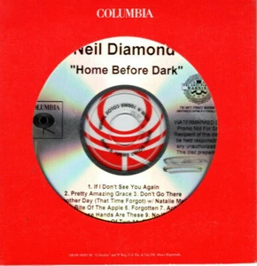 NEIL DIAMOND ~ Home Before Dark ~ Rare 2008 US promo 12-track CD album~NEAR MINT - Picture 1 of 2