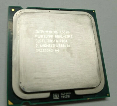 Intel Core SLGTL Dual Core E5300 CPU Processor Socket 775 2.60GHz Desktop - Image 1 of 4