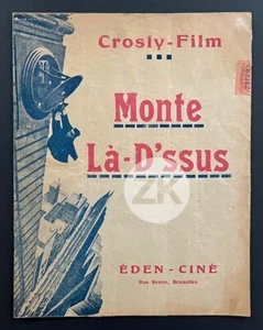 SAFETY LAST Harold LLOYD Our Gang Movie Theatre EDEN Programme 1923 - Picture 1 of 6