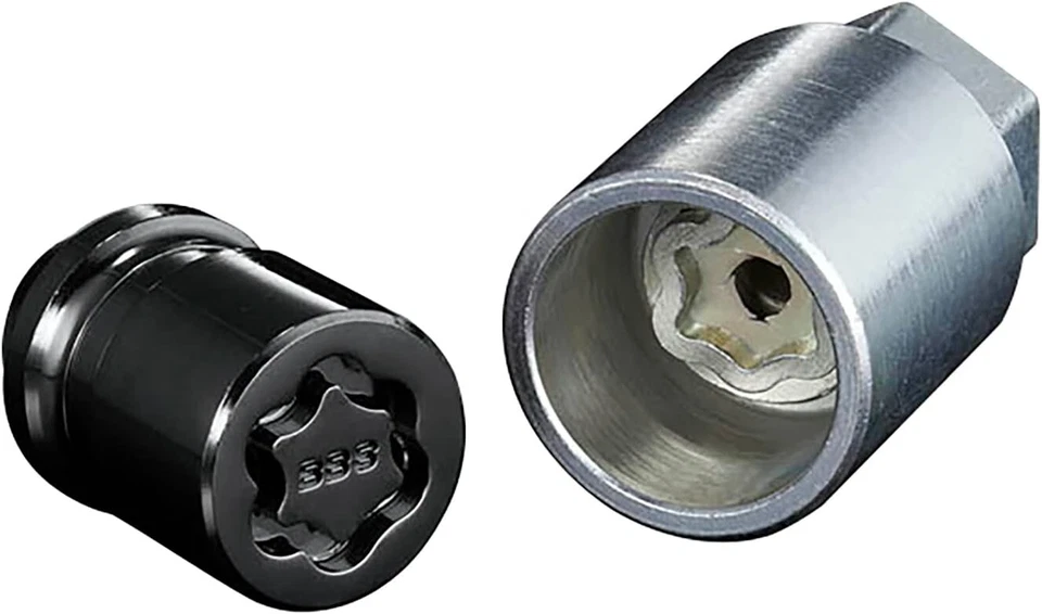 BBS Locknut Wheel Security System Black M12x1.5 Part No. PLNM15C - Image 1 of 1