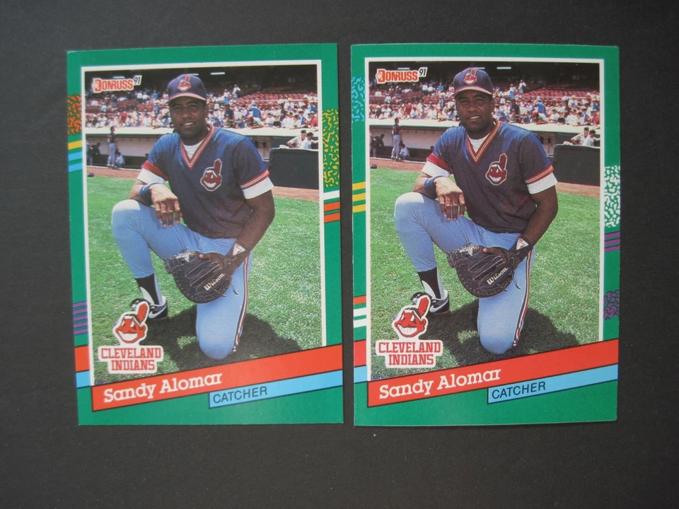 INDIANS ERROR CARDS Border & Text Variations Your pick Singles 1988 1991 Donruss - Image 1 of 1