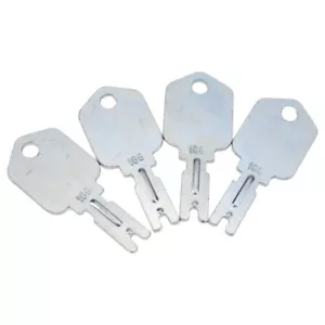 4P Ignition Keys 166 For Daewoo Forklift Clark Yale Hyster Komatsu Mustang Gehl - Picture 1 of 5