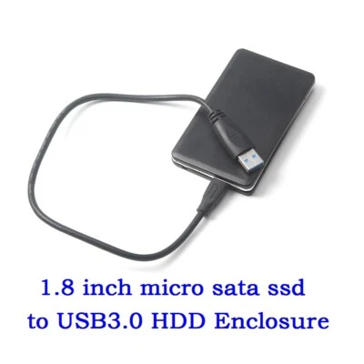 1,8 Zoll Micro SATA 16PIN 7+9 SSD zu USB 2.0 Externes Festplattengehäuse - Bild 1 von 4