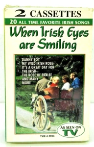 2 Kassettenpackung When Irish Eyes Are Smiling - TVIR-4-9894 versiegelt 20 Songs NEU - Bild 1 von 4