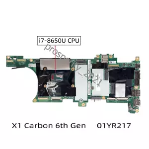 01YR217 NM-B481 per Lenovo Thinkpad X1 Carbon 6a generazione con scheda madre I7-8650U 16G - Foto 1 di 9