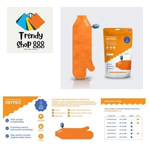 Vacuum Sealed Waterproof Arm Cast Cover - Sized for Both Kids and Adults - Id... - Picture 1 of 7