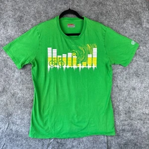 Novara Shirt Mens Large Green Short Sleeve Graphic Tee Cycling Bikes Slim Fit - Picture 1 of 12