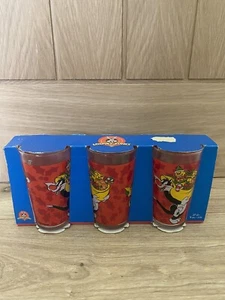Looney Tunes Vintage 1999 Christmas - Three 27cl Glasses - Brand New In Box - Picture 1 of 3