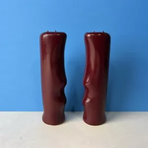 BICYCLE GRIPS 7/8" ID. 4-3/8" LONG MAROON RED FITS SCHWINN SEARS MURRAY VINTAGE - Picture 1 of 9