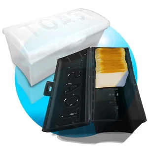 Toastbrotbox Brotkasten Brotkiste Toastbrot Kasten Brotdose Sandwichtoastbox - Bild 1 von 7