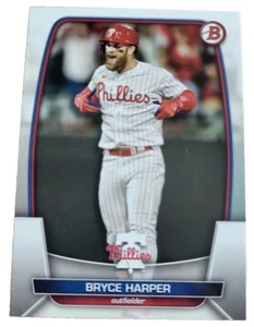 2023 Bowman #24 Bryce Harper Philadelphia Phillies MLB Baseball Card (J9 - Picture 1 of 2