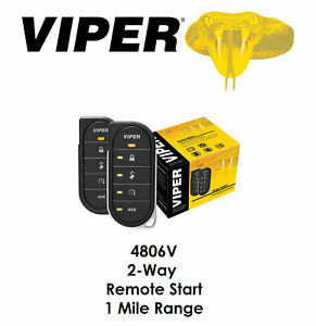 Viper 4806V & 2-Way Remote Start w/ Long Range Remote BEST SELLER