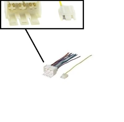 Stereo wiring harness aftermarket radio adapter plug. For many 1975+ GM vehicles - Image 1 of 2