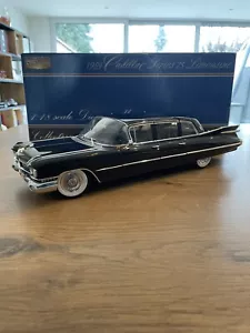 PRECISION MINIATURES 1959 CADILLAC SERIES 75 LIMOUSINE BLACK PMSC-06B 1:18 - Photo 1/4