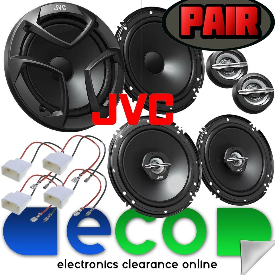 Ford Fiesta 2008 MK7 Front & Rear Side 1200 Watts Car Speakers Full Upgrade Kit - Image 1 of 1