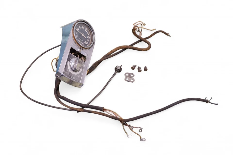 Harley-Cabeza de pala 1969 Panhead FLH Duo Electra Glide *1998 velocímetro tablero  Foto 1 de 4