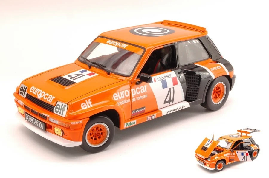 1/18 RENAULT 5 TURBO #41 COUPE EUROPE R5 TURBO 1981 GOUHIER UNIVERSAL HOBBIES - Immagine 1 di 1